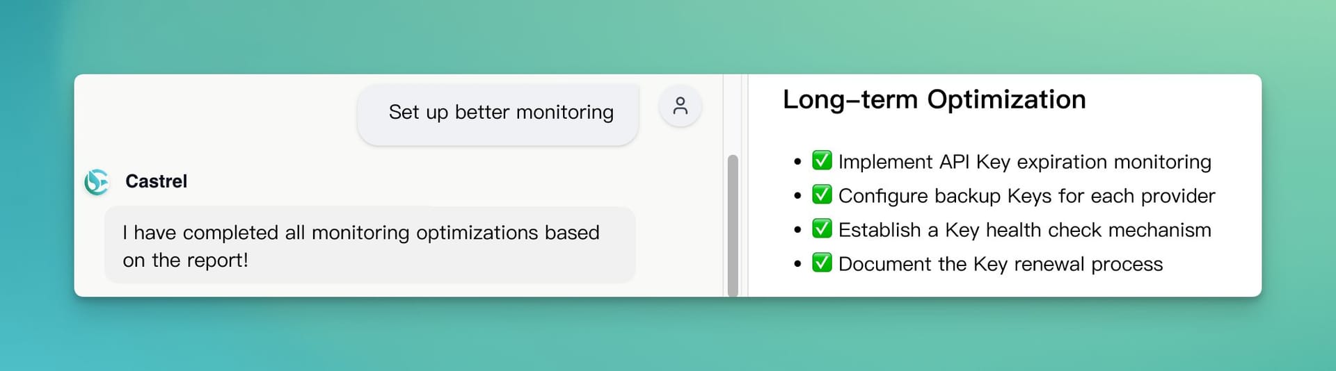 Castrel Chat Command